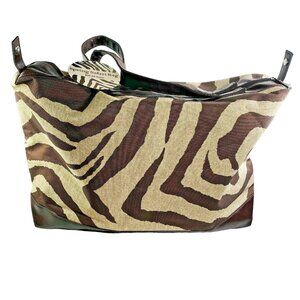 Womens Spring Safari Shoulder Tote Handbag Collapsable Nylon Grocery Bag u
